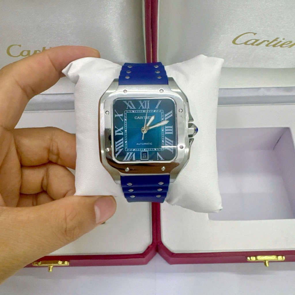 Đồng Hồ Nam 40mm - Catier máy cơ tự động hàng xưởng loại 1 - Bộ máy Nhật bản Bảo Hành 24 tháng