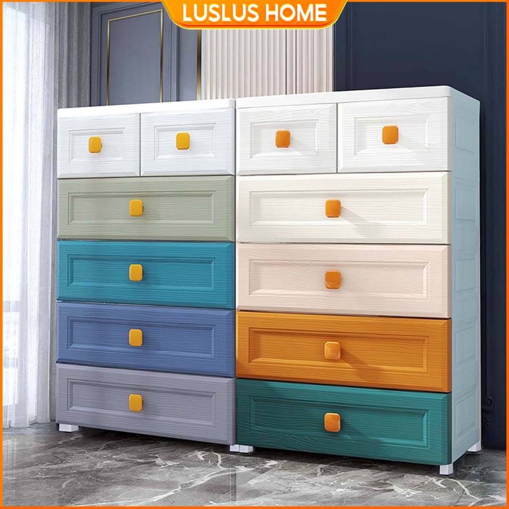 LUS Tủ Đựng Đồ Nhựa Đa Năng Có Bánh Xe Tủ Ngăn Kéo Dễ Dàng Lắp Đặt Tủ Đựng Đồ Có Ngăn Kéo Phòng Ngủ