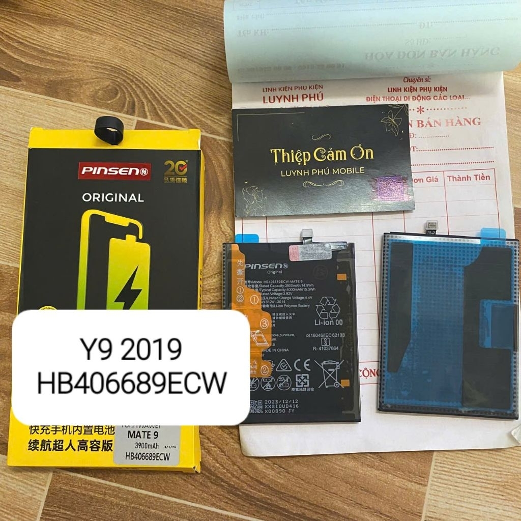 Pin Y9 2019 Y7 pro 2019 y7 prime 2019 Y9 pro 2019 mate 9 HB406689ECW