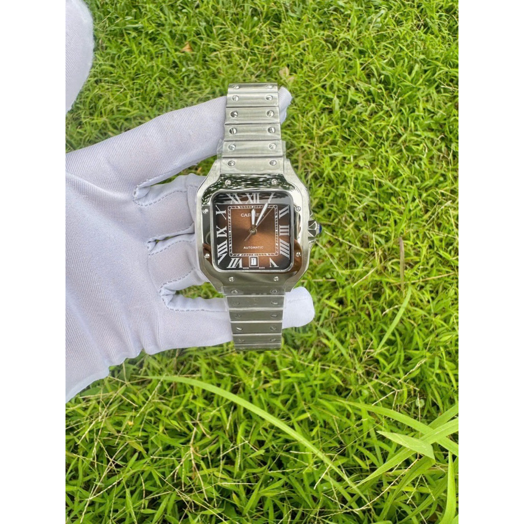 Đồng Hồ Nam 40mm - Catier máy cơ tự động hàng xưởng loại 1 - Bộ máy Nhật bản Bảo Hành 24 tháng
