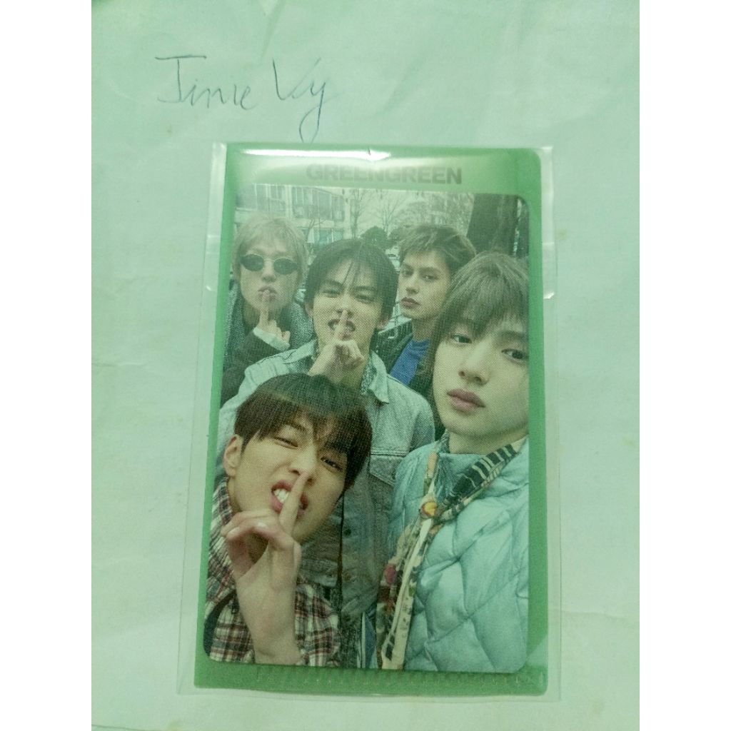 card group nhóm Seal weverse shop japan wejp greengreen cortis