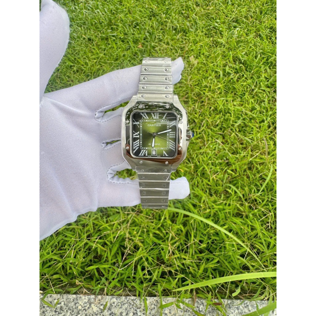 Đồng Hồ Nam 40mm - Catier máy cơ tự động hàng xưởng loại 1 - Bộ máy Nhật bản Bảo Hành 24 tháng