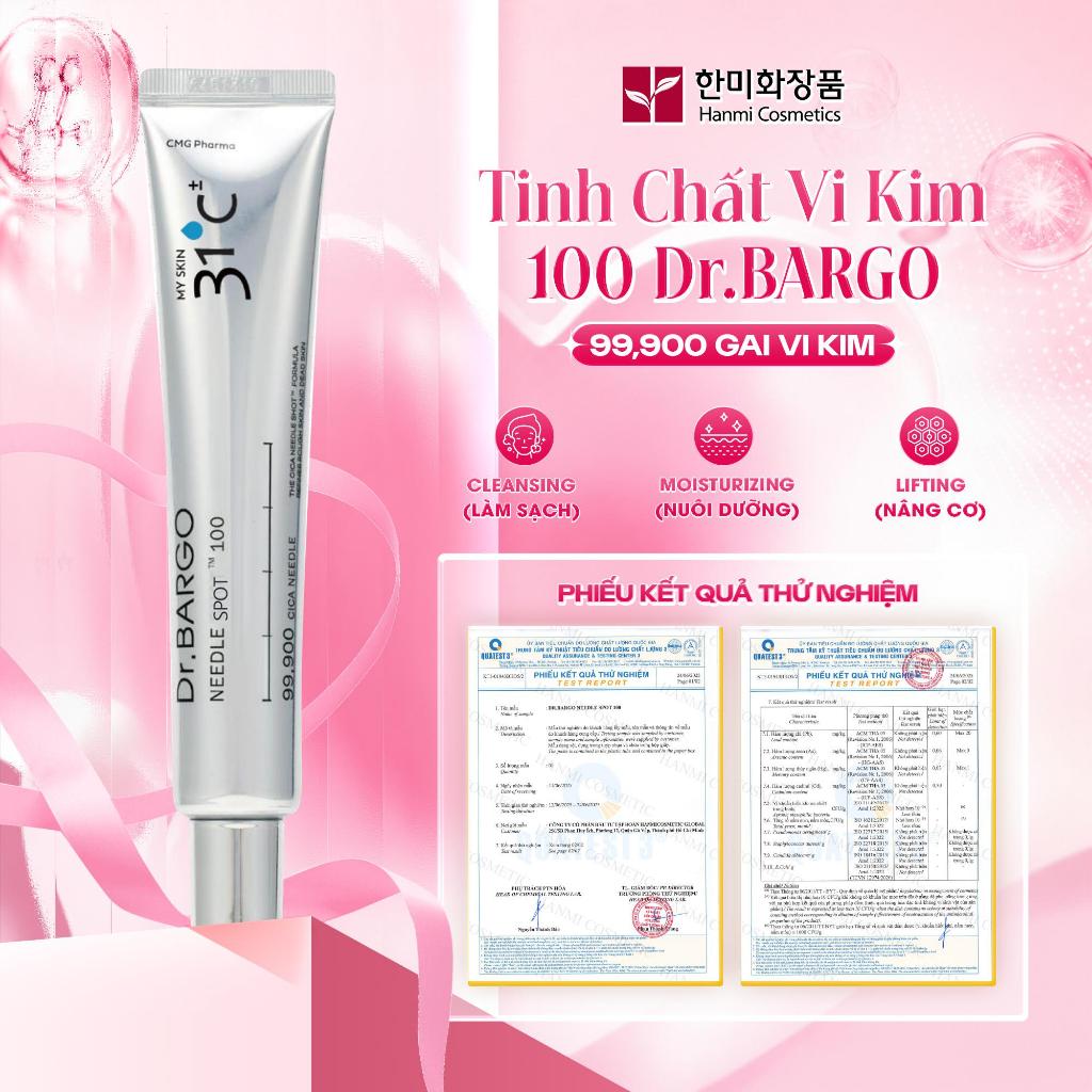 Tinh Chất Siêu Vi Kim Needle Shot 100 Làm Đầy Trẻ Hóa Da Tái Tạo Phục Hồi Da My Skin 31°C Dr.Bargo