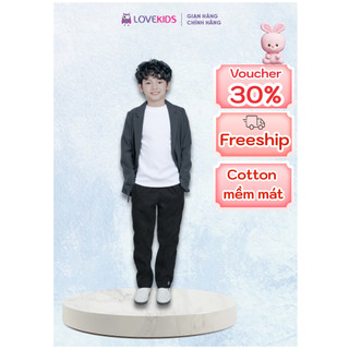 Áo Khoác Blazer Thể Thao Form Đẹp Kaki Cao Cấp Dễ Phối Đồ Cho Bé 7-15 Tuổi