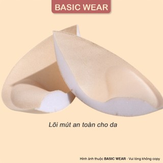 Miếng Đệm Mút Rời Nâng Ngực, Miếng Độn Ngực Tăng Size Tự Nhiên Hình Tròn Hình Tam Giác Mềm Nhẹ