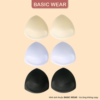 Miếng Đệm Mút Rời Nâng Ngực, Miếng Độn Ngực Tăng Size Tự Nhiên Hình Tròn Hình Tam Giác Mềm Nhẹ
