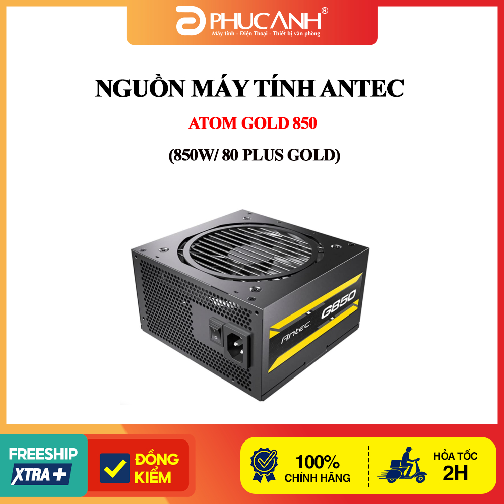 Nguồn máy tính Antec ATOM GOLD 850 (850W/ 80 Plus Gold)