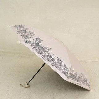 Ô Kí ức Việt Nam, tay cầm dẹt, siêu nhẹ bỏ túi, lớp phủ chống nắng LAMER (quà tặng hóa đơn 1.300.000)