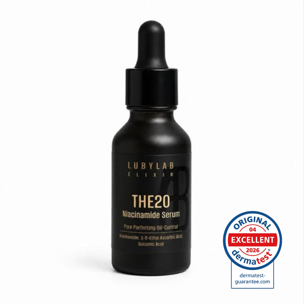 Tinh Chất Dưỡng Da Cấp Ẩm LUBYLAB THE 20 NIACINAMIDE SERUM 30ml (Niacinamide, 3-0-Ethyl Ascorbic Aci