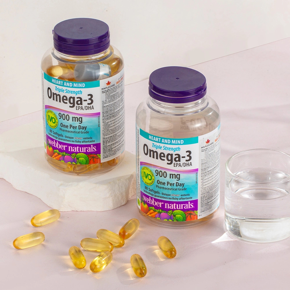 Viên Uống Omega 3 Webber Naturals Triple Strength Omega-3 (80 viên)
