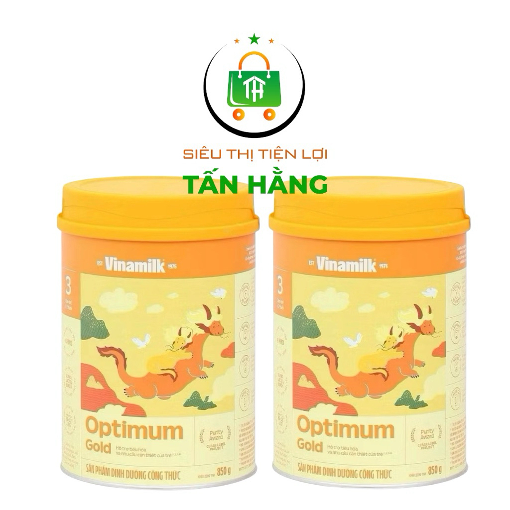 COMBO 2 LON SỮA BỘT VINAMILK OPTIMUM GOLD 2 - 800G