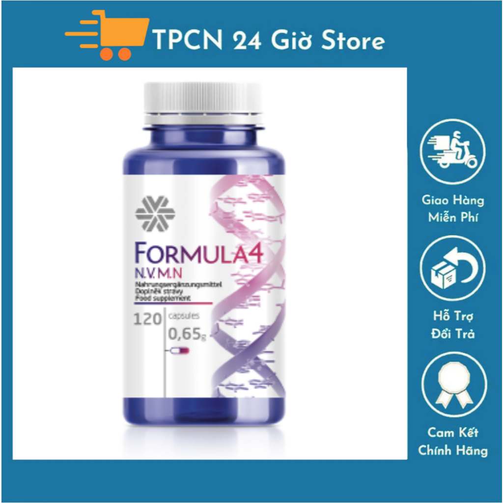 Siberian novomin FORMULA 4 , bảo vệ tế bào cơ thể - Hộp 120 viên