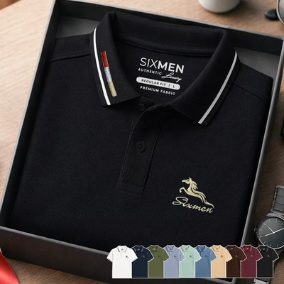 Áo Polo nam cao cấp MÃ ĐÁO THÀNH CÔNG [Tặng Hộp Gói Quà] Vải cá sấu FeelMax thoáng mát - SIXMEN