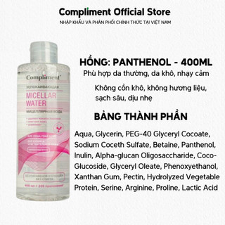 Nước tẩy trang Compliment 400ml