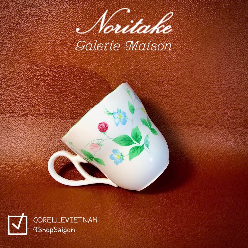 NORITAKE 100%New - Galeria Maison - 01 Chiếc Ly Cốc Độc Đáo Hoa Trong Vườn