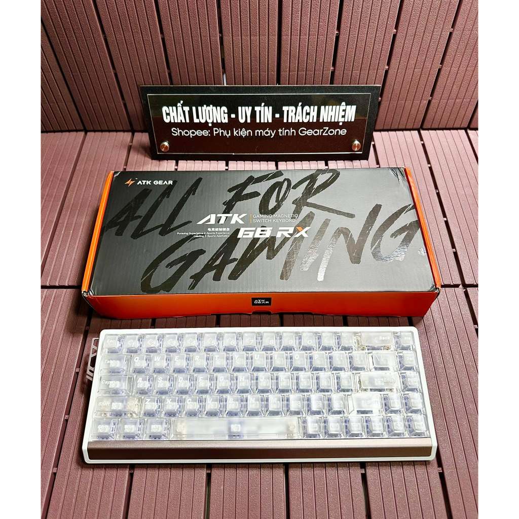 (Gearzone) Bàn Phím Cơ Gaming ATK 68RX (ATK68 RX) - Bàn Phím Rapid Trigger HE - Polling Rate 8K - RT