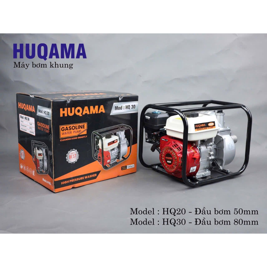 Máy Bơm Nước Chạy Xăng 5.5Hp Huqama HQ20