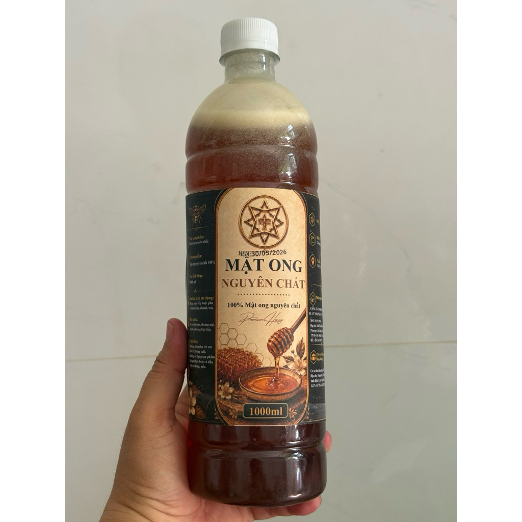 MẬT ONG HOA CÀ PHÊ NGUYÊN CHẤT - chai 1 lít
