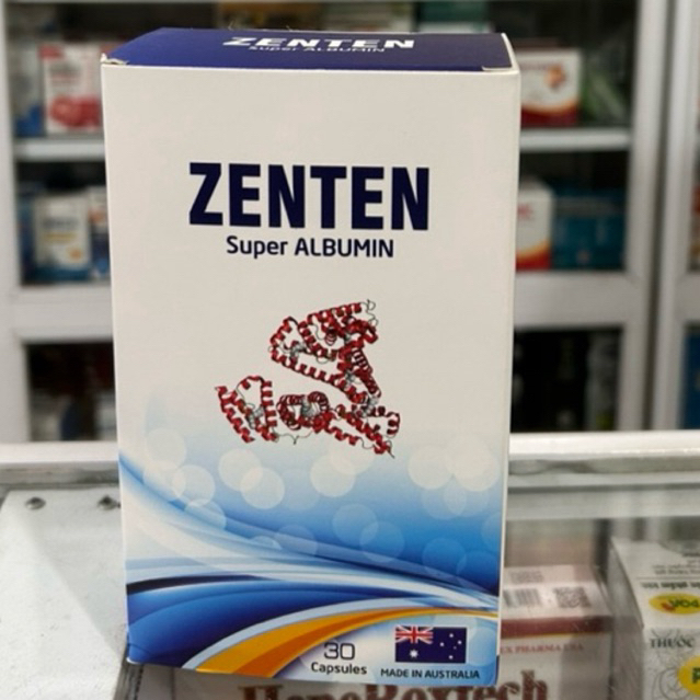 [ HỘP 30 VIÊN ] Viên uống ZENTEN SUPER ALBUMIN Bổ sung axit amin, phục hồi sức khoẻ nhanh chóng