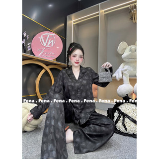 (M165) ĐỒ BỘ FENA (43-62kg) pyjama nữ   lụa latin cao cấp