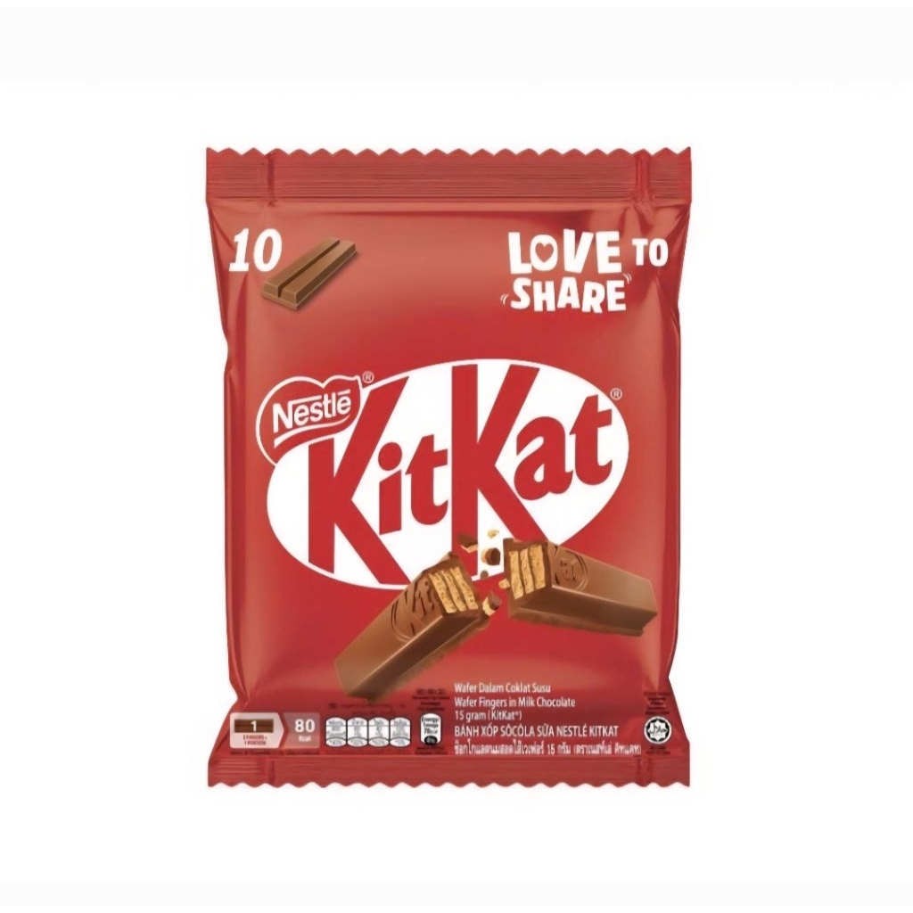 [Chính hãng] KITKAT Bánh Socola Nestlé 150g/10 thanh×15g