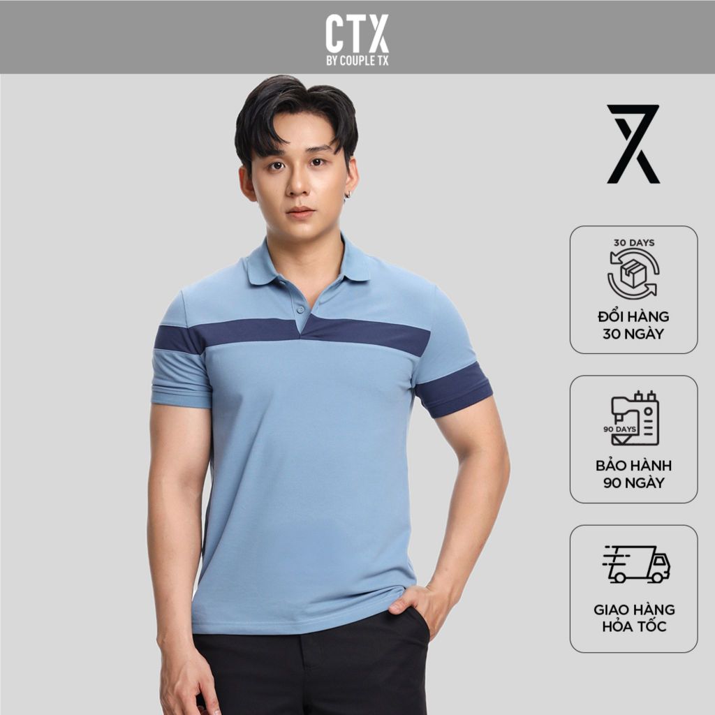 Áo Polo Nam Couple TX Phối Màu Signature Contrast MPO 1085