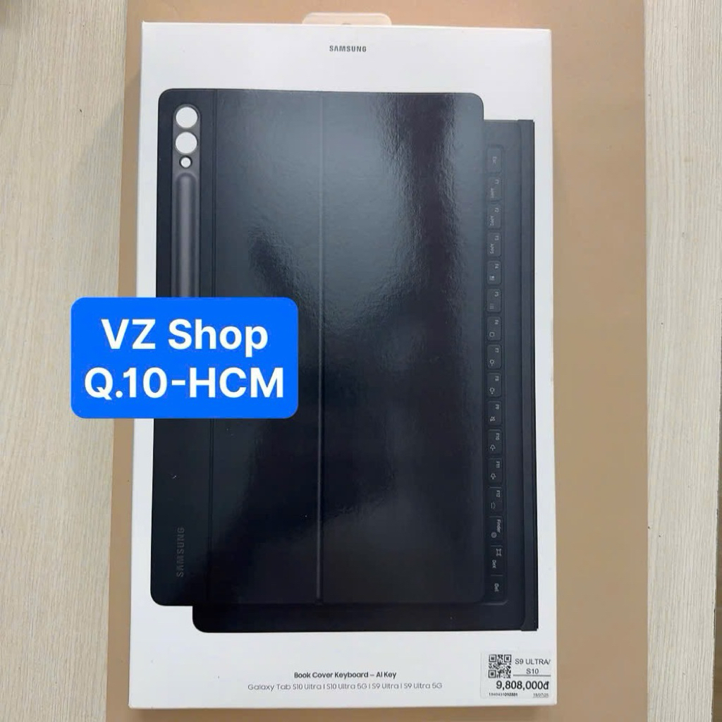 Nguyên seal-CÓ TOUCH PAD-Bao da bàn phím Book Cover Keyboard có AI key cho Galaxy Tab S10 Ultra (5G)