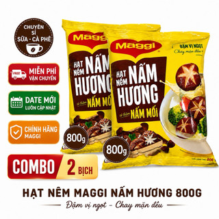 Combo 2 Bịch Hạt Nêm Maggi 800Gram Món Chay Mặn Đều Ngon (DATE MỚI)