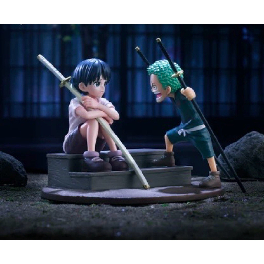 Mô hình chính hãng Roronoa Zoro & Shimotsuki Kuina (Thời thơ ấu)‼️ Ichiban Kuji(Bandai Spirits)[One 