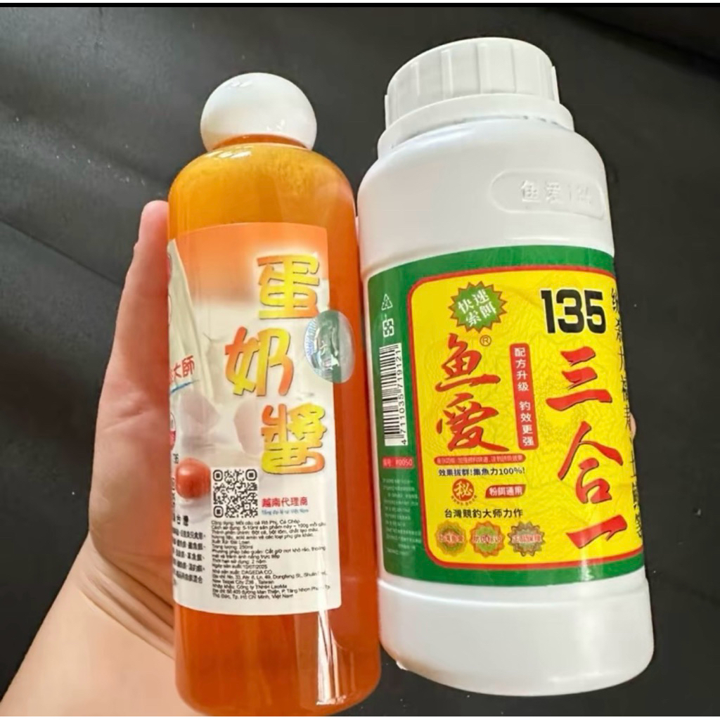 [Combo] Tinh Mùi 135+ Tinh Mùi Trứng Sữa Dụ Chép ,Rô Phi Siêu Nhậy Chính Hãng