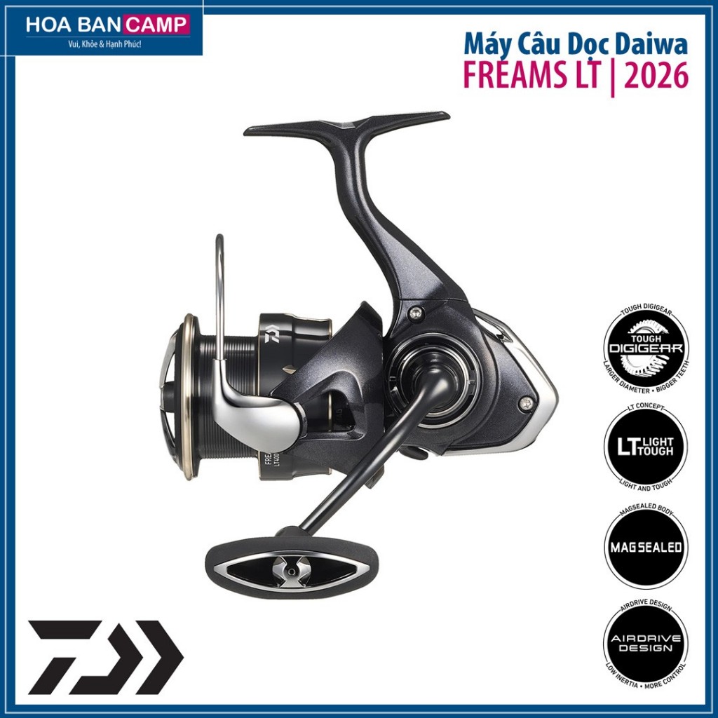 Máy Câu Dọc Daiwa Freams LT | 2026