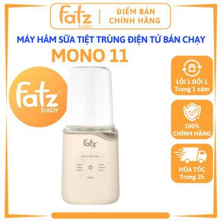 Máy hâm sữa và tiệt trùng điện tử FATZ BABY Mono 11 FB3009TN, 4 chức năng, thiết kế nhỏ gọn