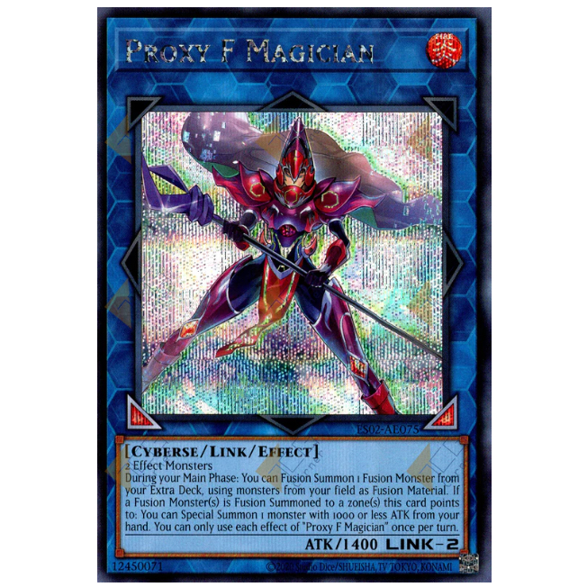 TGT yugioh chính hãng ES02-AE075 Proxy F Magician