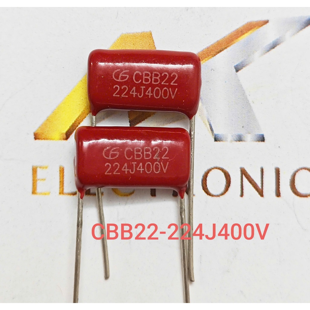 (Combo 10 con) Tụ CBB22 224J 400V 224J400V 400V224J 1.0uF khoảng cách chân 15mm