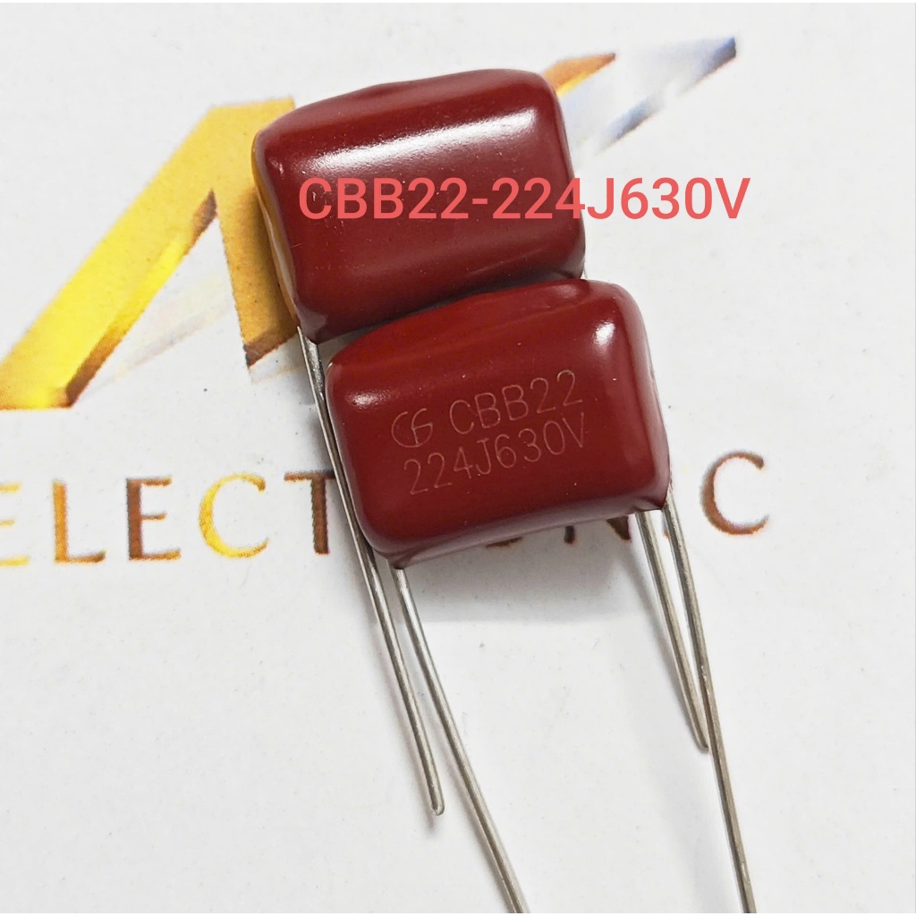 (Combo 10 con) Tụ CBB22 224J 630V 224J630V 630V224J 1.0uF khoảng cách chân 15mm