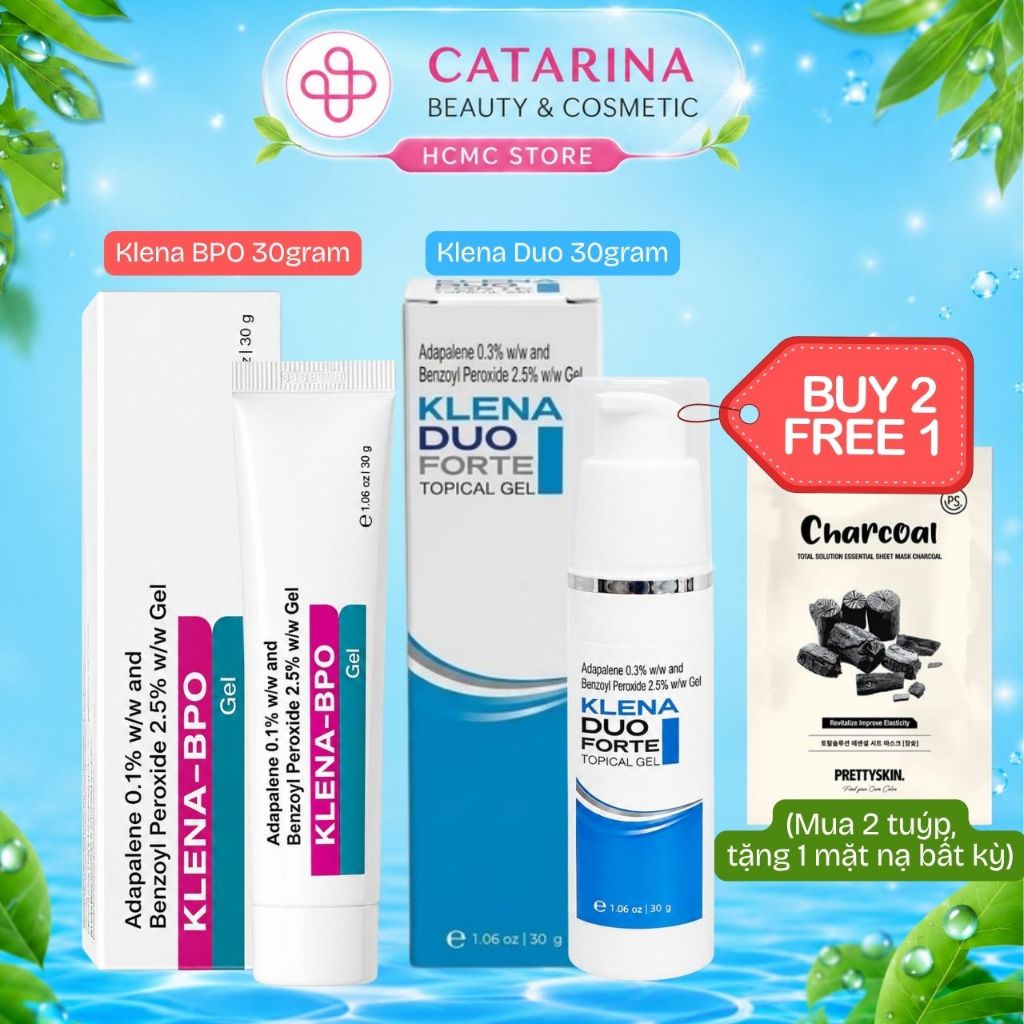 Klena BPO 30gram | Klena Duo 30gram | Hỗ trợ giảm mụn viêm, mụn trứng cá, mụn ẩn, mụn đầu đen