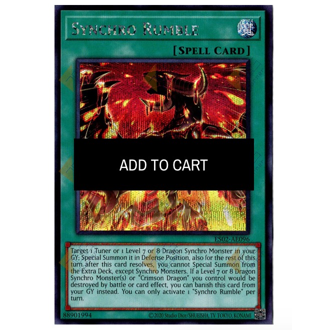 TGT yugioh chính hãng ES02-AE096 Synchro Rumble
