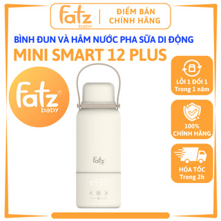 Bình đun hâm nước pha sữa di động FATZ BABY Mini Smart 12 Plus FB3632FD, dung tích 500ml, có đun sôi