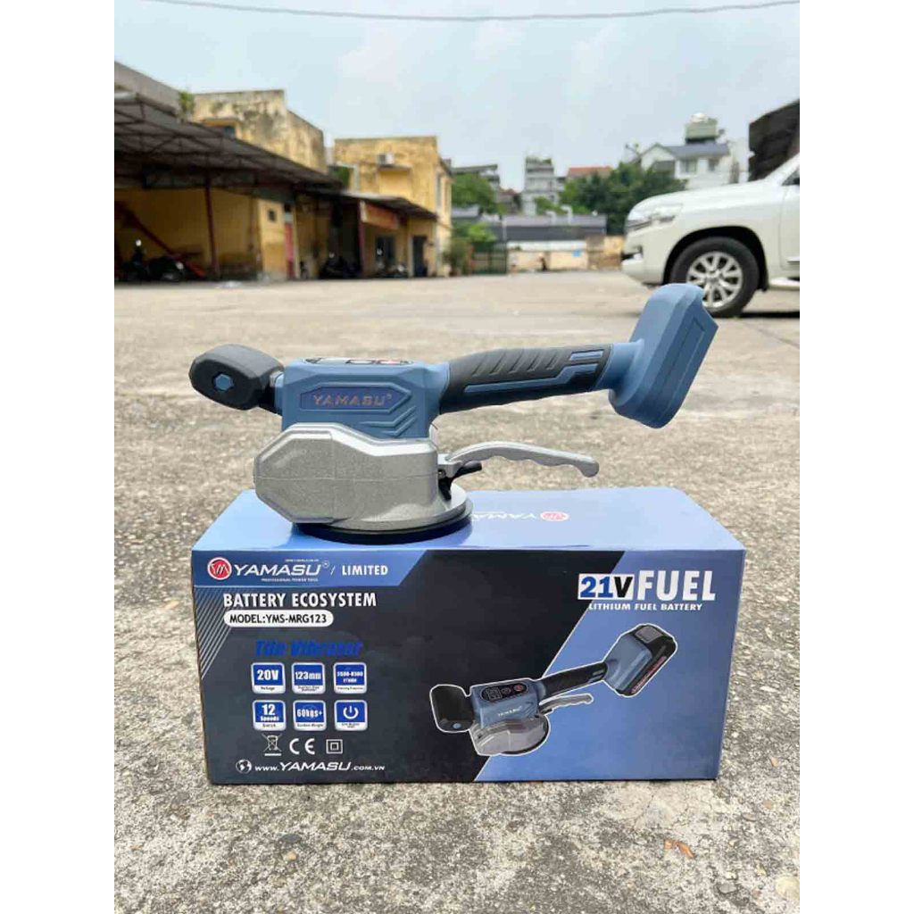 MÁY HÍT - RUNG GẠCH YMS-MRG123 ĐỘNG LỰC PIN 21V