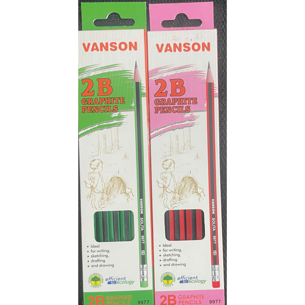 Hộp bút chì 2B (HỘP 12 CÂY) màu ngẫu nhiên