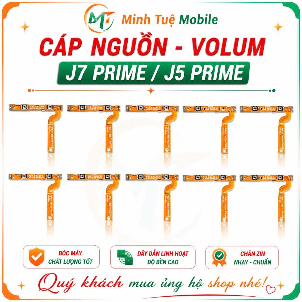 Cáp nguon - Volum Samsung J7 Prime / J5 Prime – Hàng Bóc Máy
