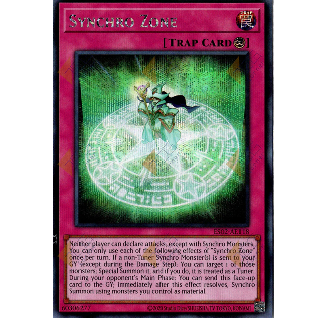 TGT Yugioh chính hãng ES02-AE118 Synchro Zone