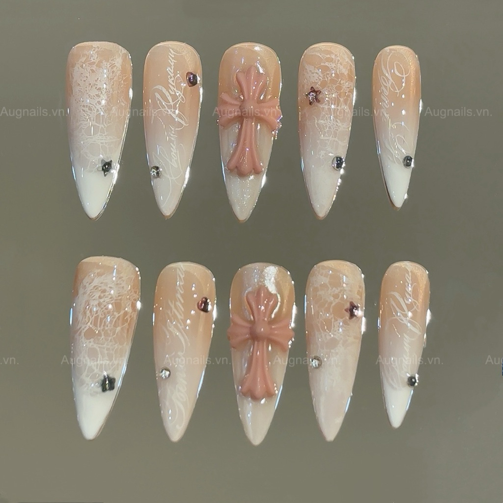 Nailbox Augnails Thiết Kế Phối Charm (M116)
