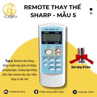 (Chọn mẫu) Remote điều khiển điều hoà Sharp - Remote máy lạnh Sharp - Remote điều hoà Sharp