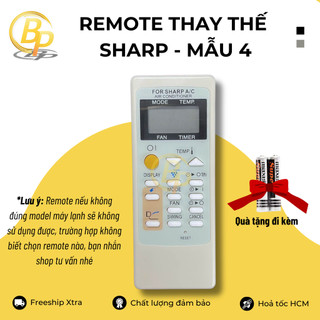 (Chọn mẫu) Remote điều khiển điều hoà Sharp - Remote máy lạnh Sharp - Remote điều hoà Sharp