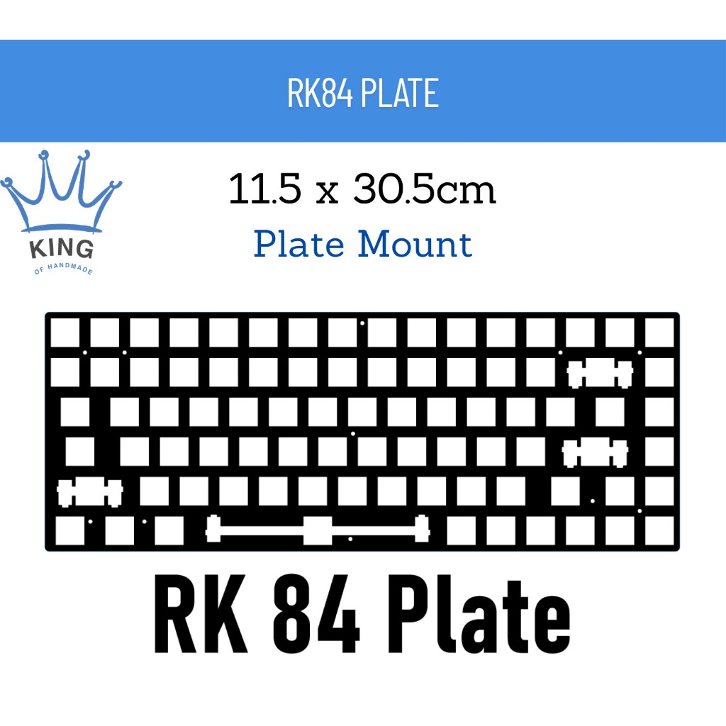 [RK 84 Plate] Switch Housing 14x14mm Bằng Mica Trong 1.5mm, 2mm(Mod Stab, Switch).