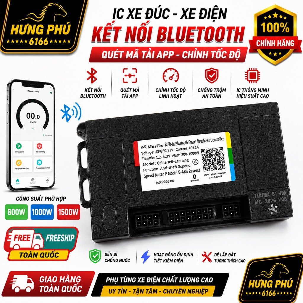 Ic B07 đúc mã mới Kết nối Bluetooth (quét mã tải app)