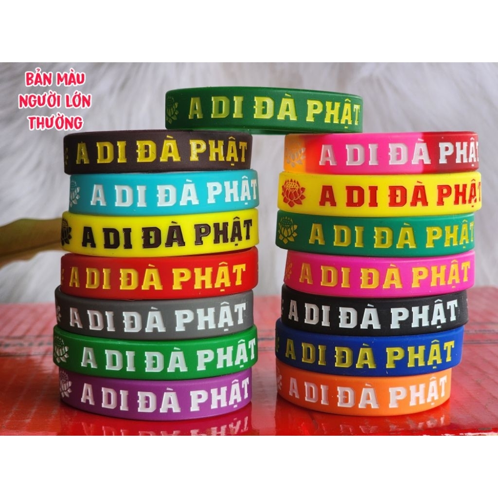 Kho Sỉ 100 CHIẾC VÒNG TAY  A DI ĐÀ PHẬT thường