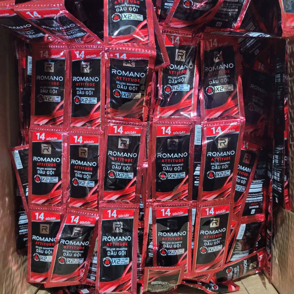 Dầu Gội Dây Romano Attitude combo 5 dây ( 70 gói )