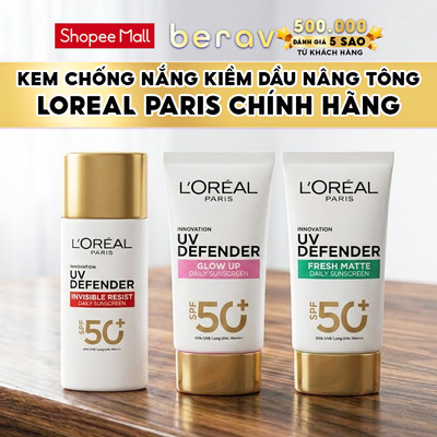 Kem Chống Nắng LOreal Paris Dạng Tinh Chất New UV Defender UV Serum Protector SPF50+/PA++++ 50ml